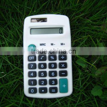 hot sale new design solar pocket calculator(dual power calculator)