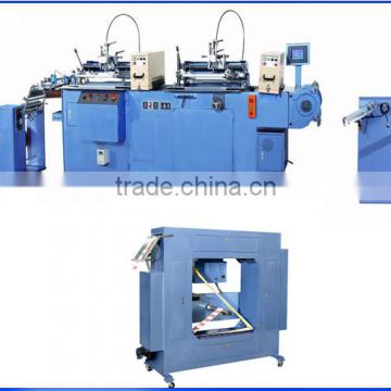 full automatic flat textile label silk screen printing machine with omron ic