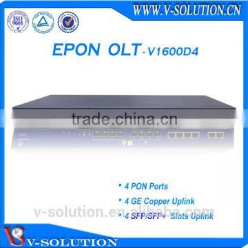 4PON GEPON OLT Optical Access Terminal Equipment Support L3 Route Function with Cisco Style CLI Management Made in China