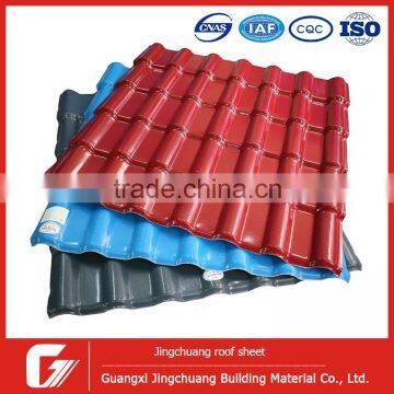 european style roof tiles/UPVC/PVC plastic roof tile