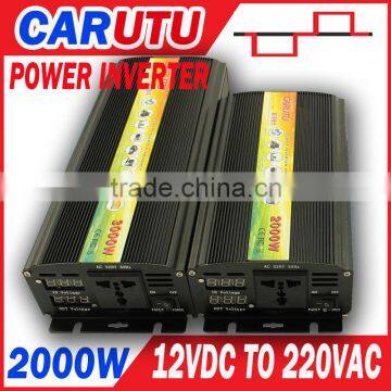 12VDC to 220VAC 2000w modified solar power inverter 2000w