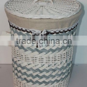 popular sale wood chip laundry basket