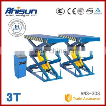 New product in ground scissor lift china 3000kg