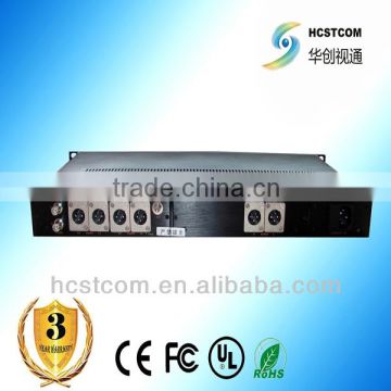 1-8ch broadcast analog audio fiber optic transmitter and receiver