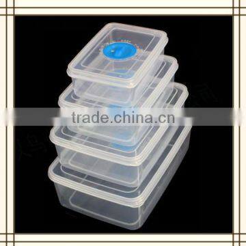 500ml 650ml 750ml 1000ml 1500ml Disposable plastic food container take away meal box