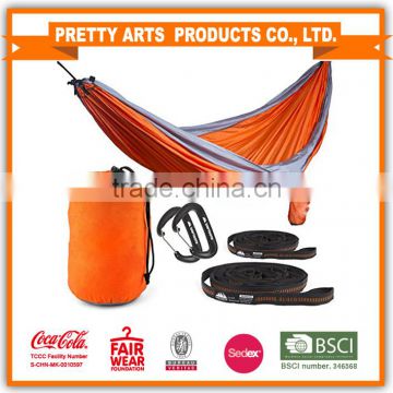 2017 New Style Double Camping Hammock with Straps and Carbiners