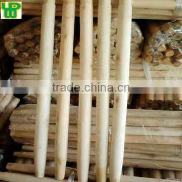 Eucalpytus wood natural wooden broom handle with tapered ending