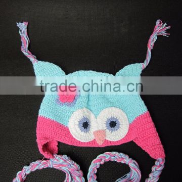 Funny cotton crochet baby hat