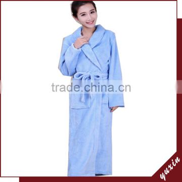 Bathrobe 100% cotton Fleece robe Towel Robe Breathable Hotel BathRobe RS008