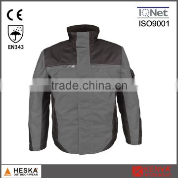 Wholesale cargo workwear 5000MM waterproof men's work jacket