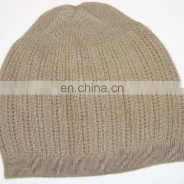 Knitted Cashmere Cable Caps