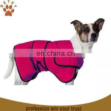 2015 hot sale microfiber pet dog for bathrobe wholesale