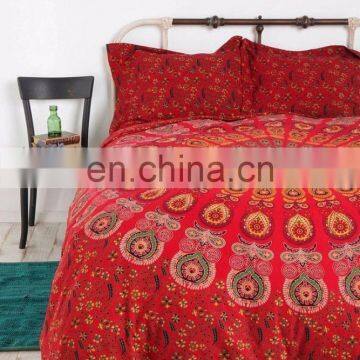 Indian Mandala Double Queen Size Duvet Cover Doona Blanket Bohemian boho bed set, mandala tapestry bedding, boho bedding Decor
