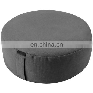 Buckwheat Removable Round Portable Linen Kneeling Meditation Cushion