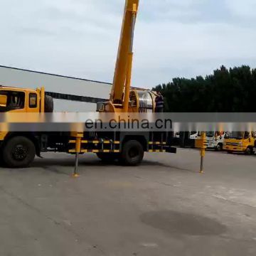 2018 Hot newest small China 8000kgs wheel truck mounted crane
