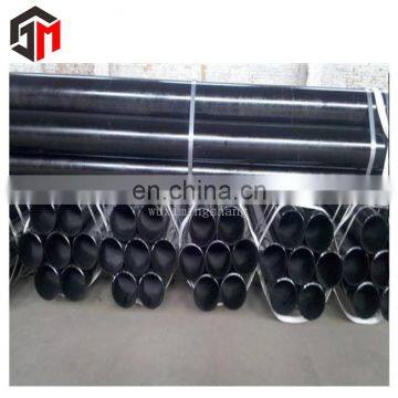 S235JR Black Paint Oil Pipeline ERW Steel Pipe Price Per Ton