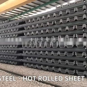 Steel sheet pile 400x170x15.5 standard length