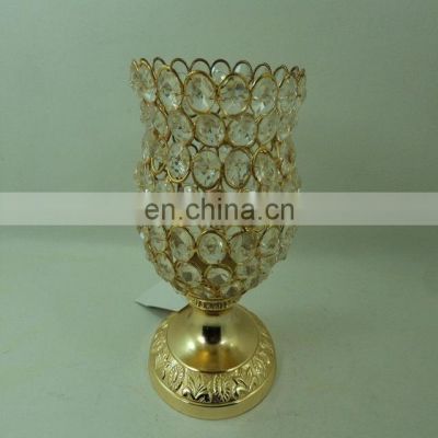 gold plated antique handmade centerpiece candle holder