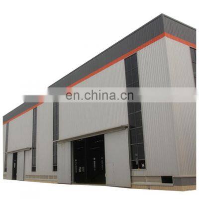 Hot Dip Galvanized Steel Structures Building Modern Metal Prefab Warehouse Hangar for Sale