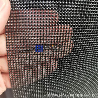 Stainless Steel Window Screen Black Powder Coated Stainless Steel Insect Screen for Aluminum Windows and Doors