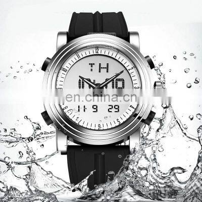 SINOBI S9368G Sport Man Watch Luminous Pointer Chronograph Wristwatch Double Movement Digital Watches