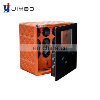 JIMBO luxury screen touch fingerprint lock Mabuchi movement Watch winder safe box