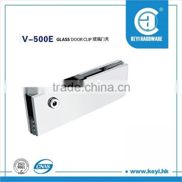 High quality V-500E patch fitting pivot doors ,glass door hinge clamp