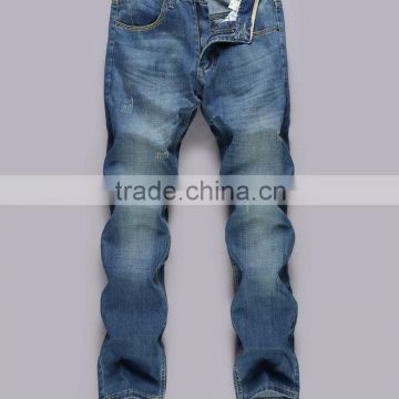2015 latest design hot sale Mens high fashion hot trendy solid color men blue jeans pants at wholesale price funny cowboys jeans