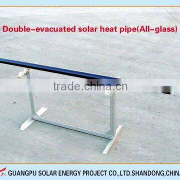 Double-evacuated solar heat pipe(All-glass)