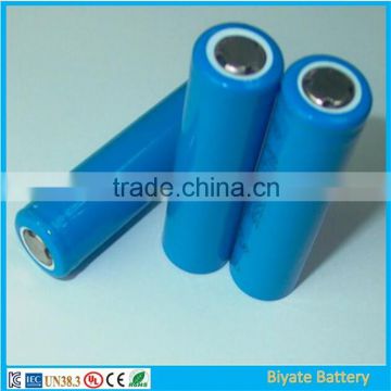3.7V rechargeable cylindrical lithium ion 18650 battery 2600mah