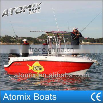 6m walkaround Center Console fishing boat with outboard engine