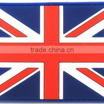 rubber badge,PVC patch,UK FLAG PVC patch