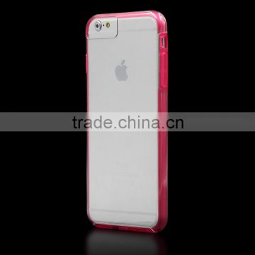 2016 hot selling 360 full coverage TPU Transparent Case for iPhone 6 plus 5.5 inch"