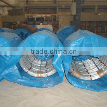 (manufacture) (SAE1045) 4.55*5.25 MM Oval de arame galvanizado for cattle fence