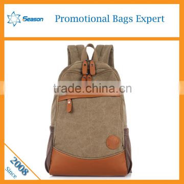 Multifunction canvas travel bag camping bag backpack bag school