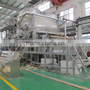 High speed and Competitive price 2850/800 Crescent Toilet Paper Machine with Yankee dryer