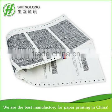 Printed Payment slip pin mailer confidential envelope