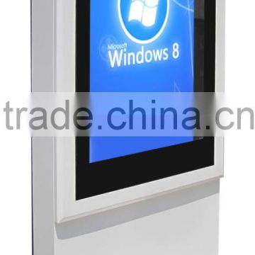 46 Inch Stand Alone LCD Advertising Digital Signage Video Display With Touch Screen