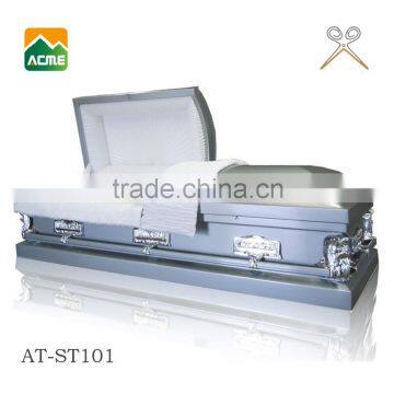 china supplier good quality 18 ga steel casket