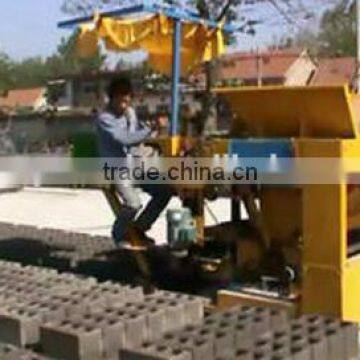 manual movable cement brick machine making paver production