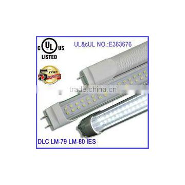 UL DLC LED TUBE 8 lm79 18W 4Feet 120cm 5 years warranty 110-277v