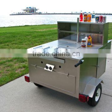 Good Quality mobile hot dog vending cart-food cart-hot dog trailer for sale