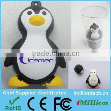 hot selling penguin shape usb pendrive