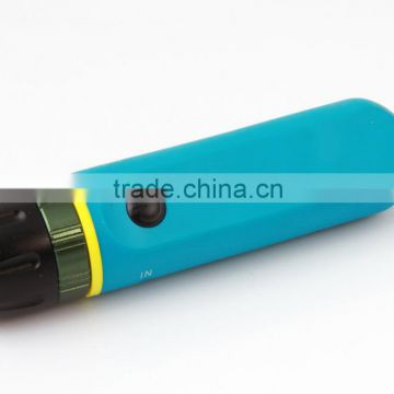 Plastic cree led flashlight with charger