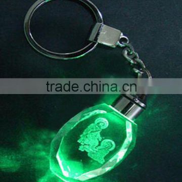 2016 hot sale and special design crystal keychain
