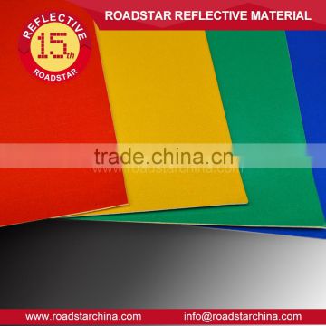 Direct selling polychrome PET reflective sheeting