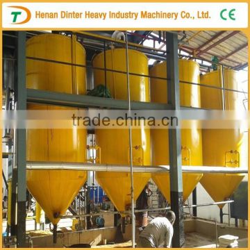 Edible oil refining machine copra cooking oil refinery plant with CE