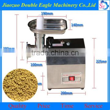 Electric stainless steel Pet bird feed pellet making machine/household fish feed extruding machine