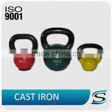 solid cast iron kettlebell for sale
