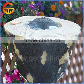 Popular warming MGO/ fiberstone outdoor fire pit table